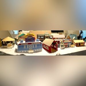 Plastic Canvas Christmas Village
